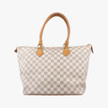 Louis Vuitton Saleya MM Azur Damier Canvas Shoulder