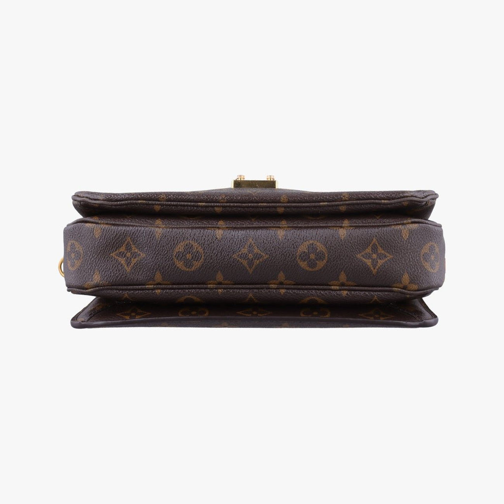 Louis Vuitton Pochette Metis MM Monogram Brown Canvas Handbag — view 3
