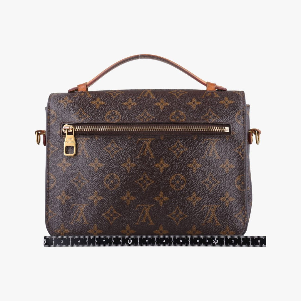 Louis Vuitton Pochette Metis MM Monogram Brown Canvas Handbag — view 2