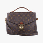 Louis Vuitton Pochette Metis MM Monogram Brown Canvas Handbag