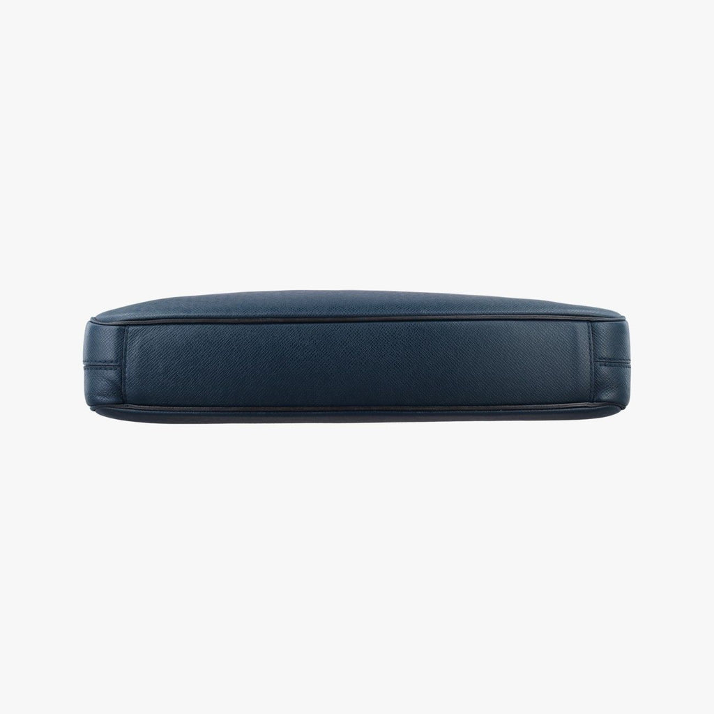 Louis Vuitton Porto Document Man Business MM Ocean Taiga Handbag — view 3