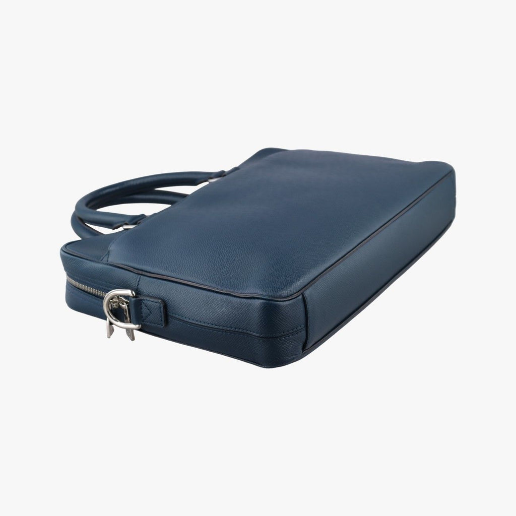 Louis Vuitton Porto Document Man Business MM Ocean Taiga Handbag — view 5