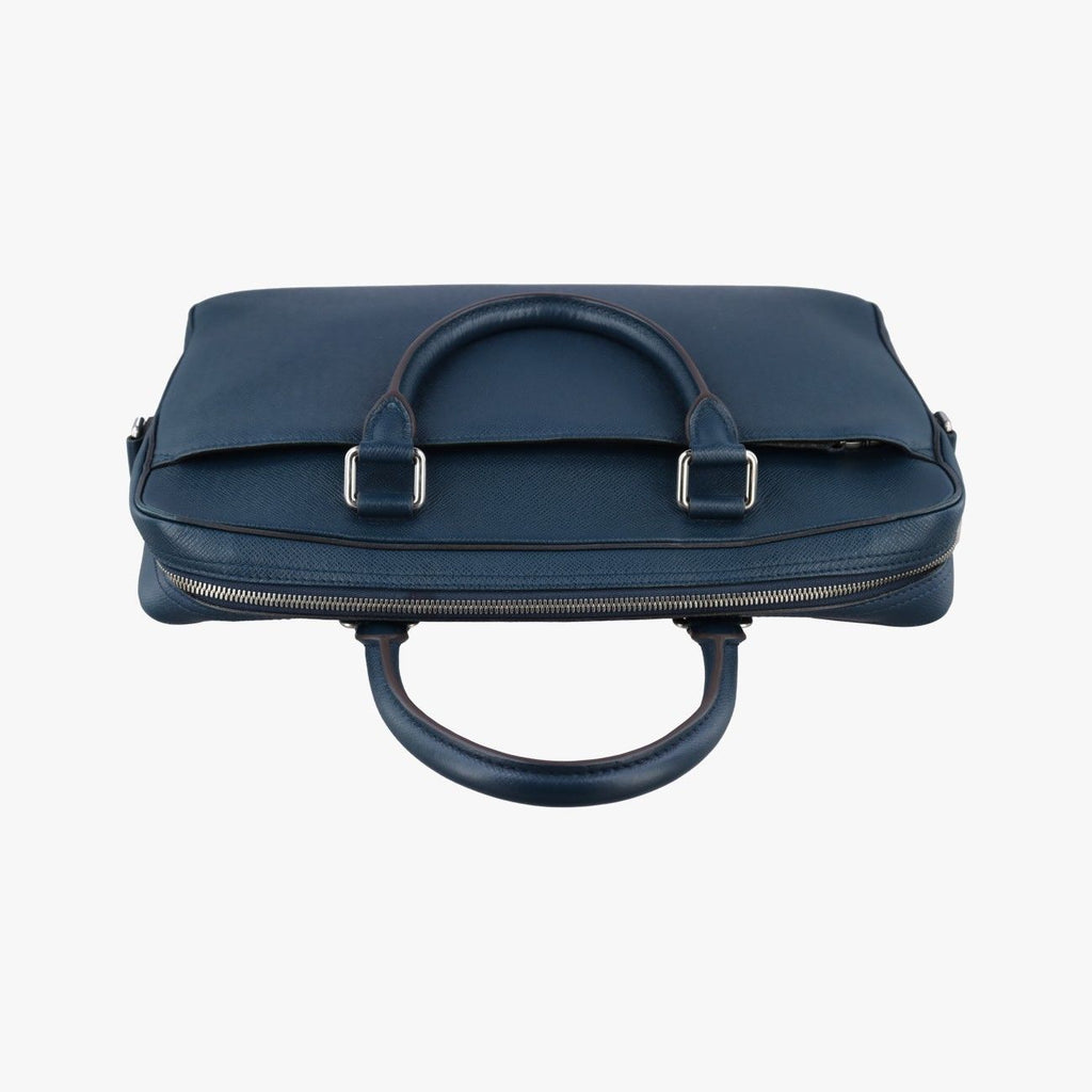 Louis Vuitton Porto Document Man Business MM Ocean Taiga Handbag — view 8