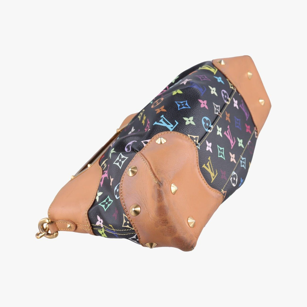 Louis Vuitton Judy MM Noir Monogram Multicolor Shoulder — view 7