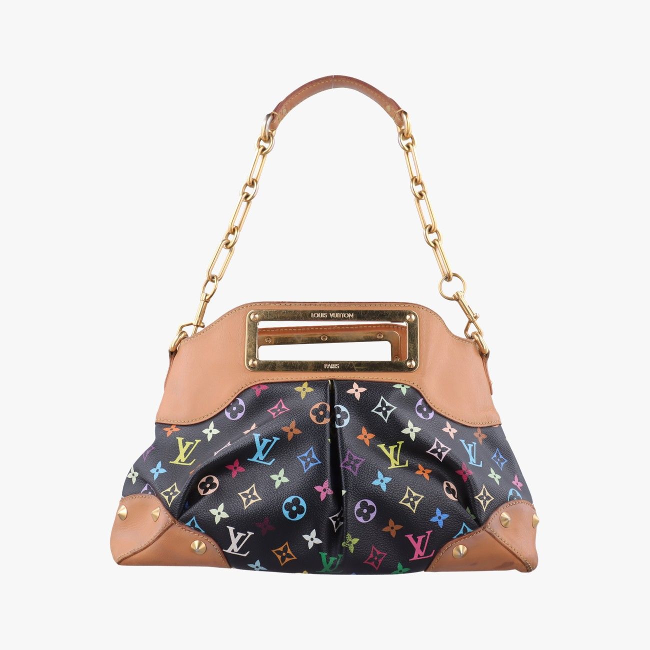 Louis Vuitton Judy MM Noir Monogram Multicolor Shoulder