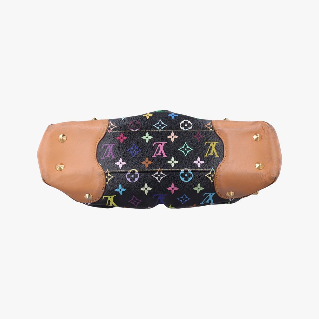 Louis Vuitton Judy MM Noir Monogram Multicolor Shoulder — view 3