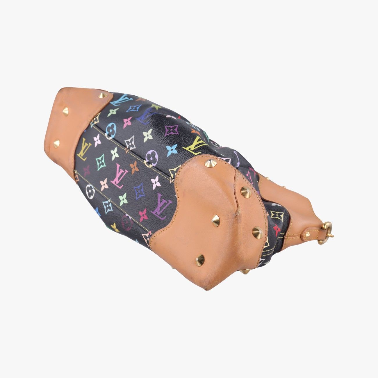 Louis Vuitton Judy MM Noir Monogram Multicolor Shoulder — view 6