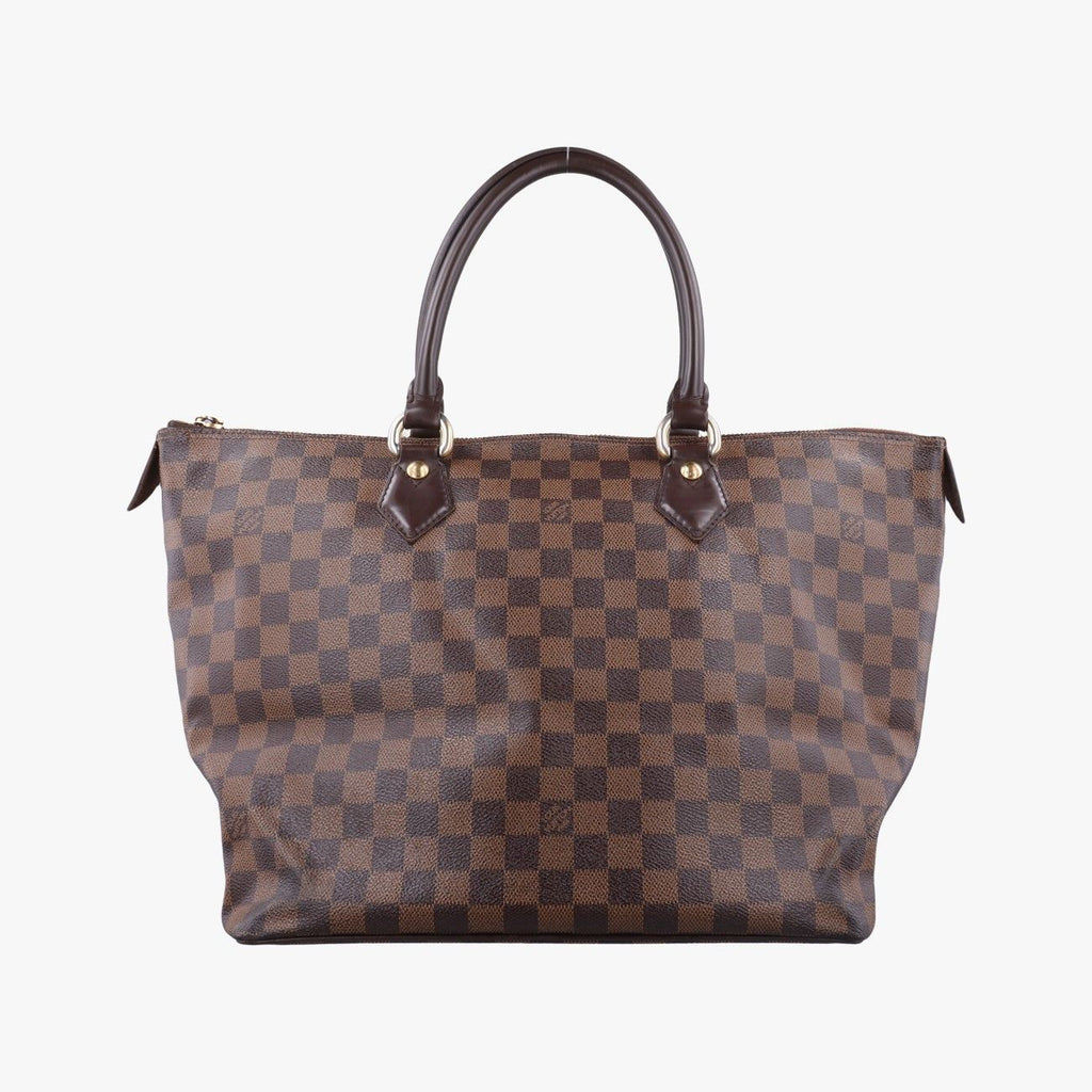 Louis Vuitton Saleya MM Ebene Damier Canvas Handbag