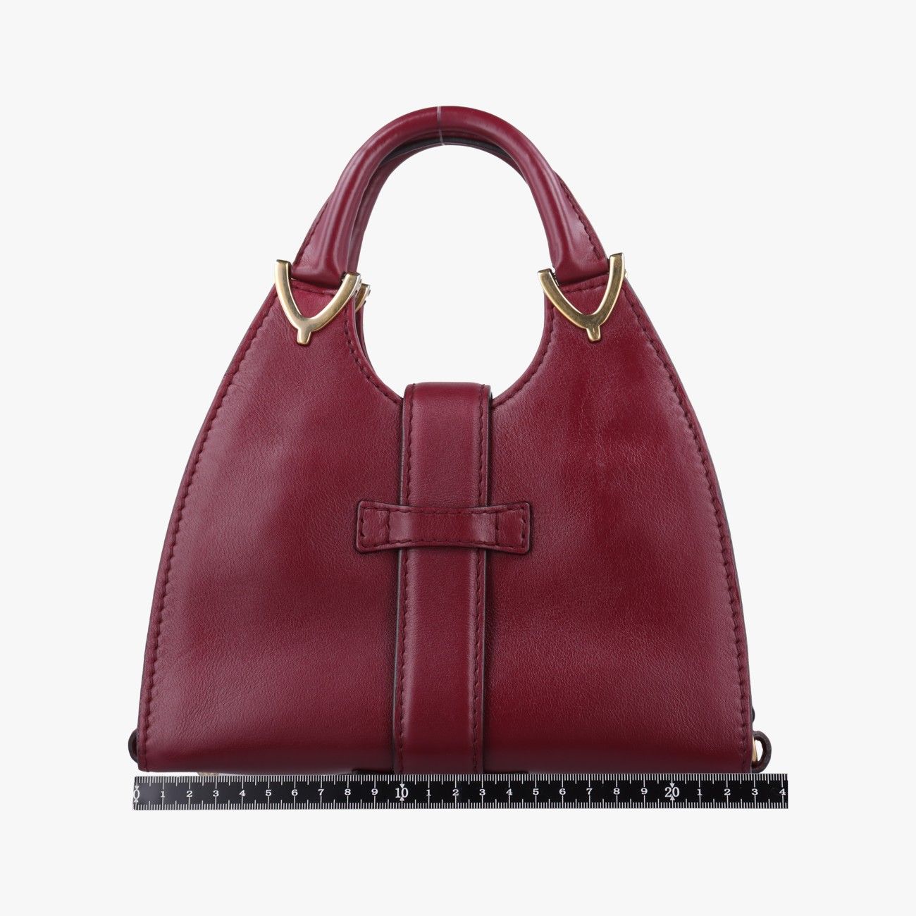Gucci Stirrup Wine Red Leather Shoulder — view 2