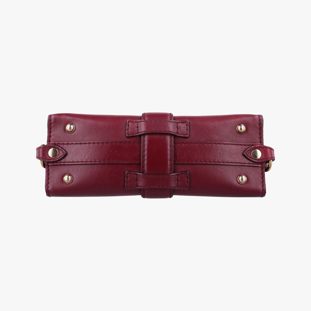Gucci Stirrup Wine Red Leather Shoulder — view 3