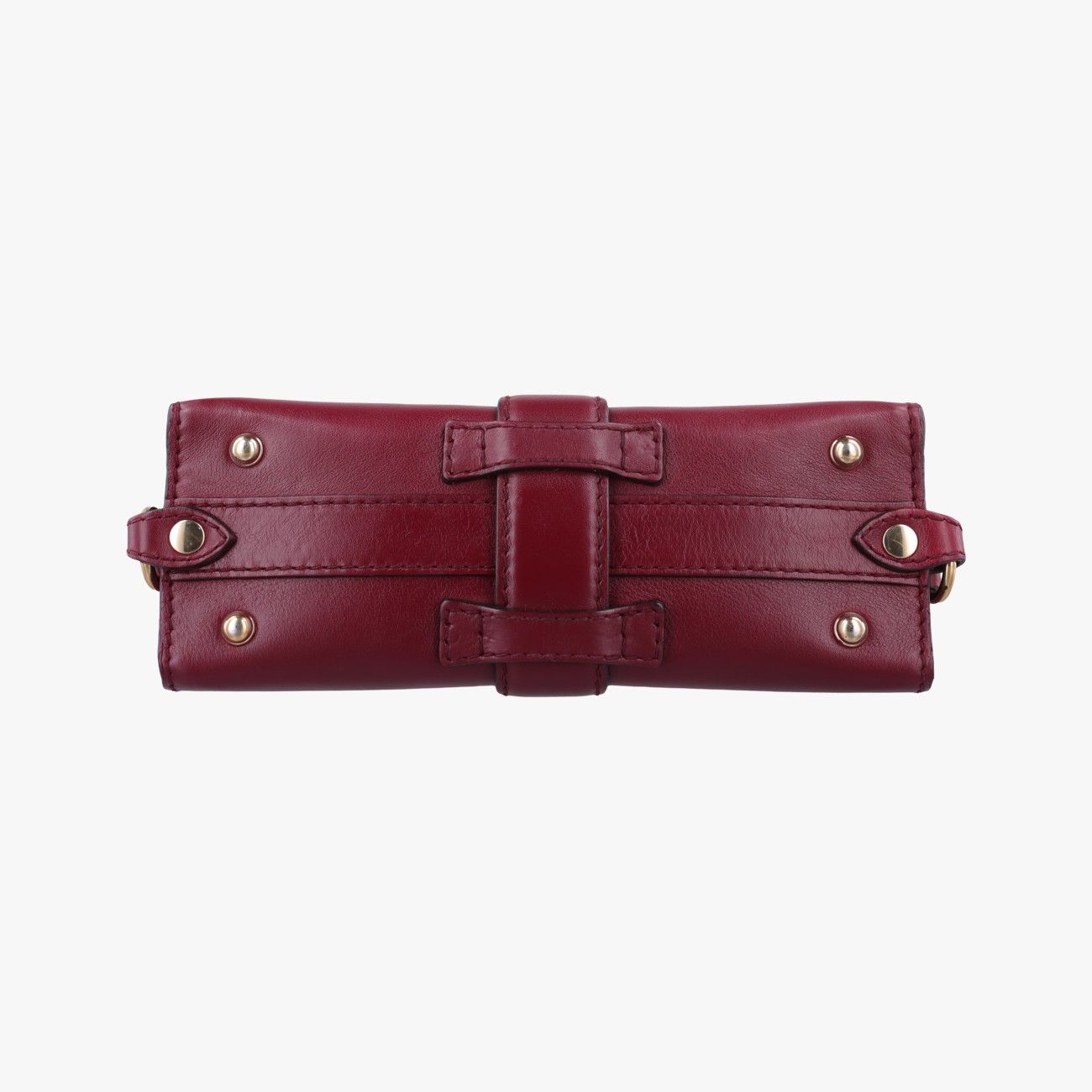 Gucci Stirrup Wine Red Leather Shoulder — view 3