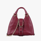 Gucci Stirrup Wine Red Leather Shoulder