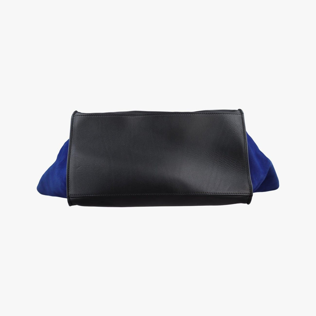 Celine Trapeze Black Suede Leather Shoulder — view 3
