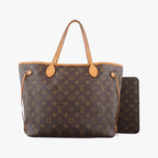 Louis Vuitton Neverfull MM Monogram Brown Canvas
