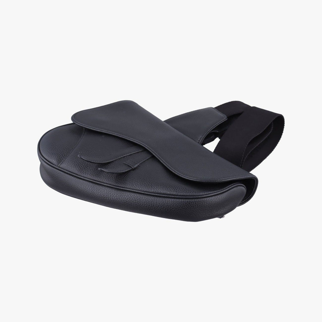 Dior Saddle Black Leather Handbag — view 4