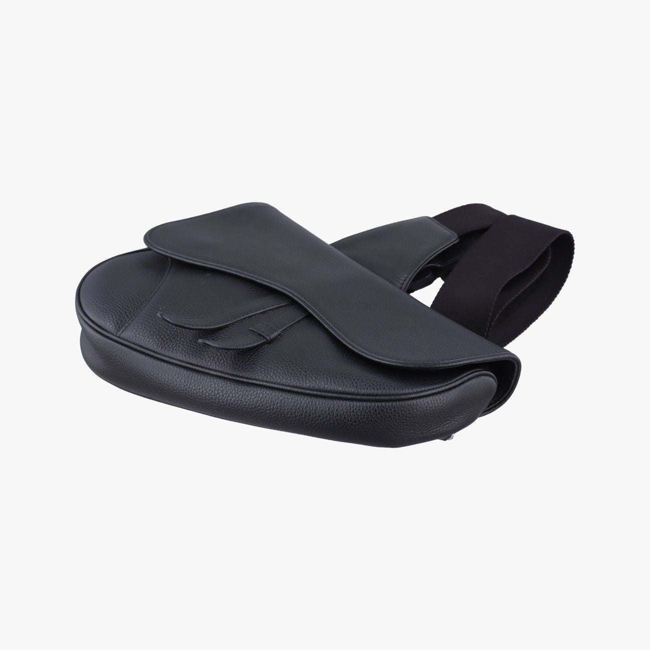 Dior Saddle Black Leather Handbag — view 4