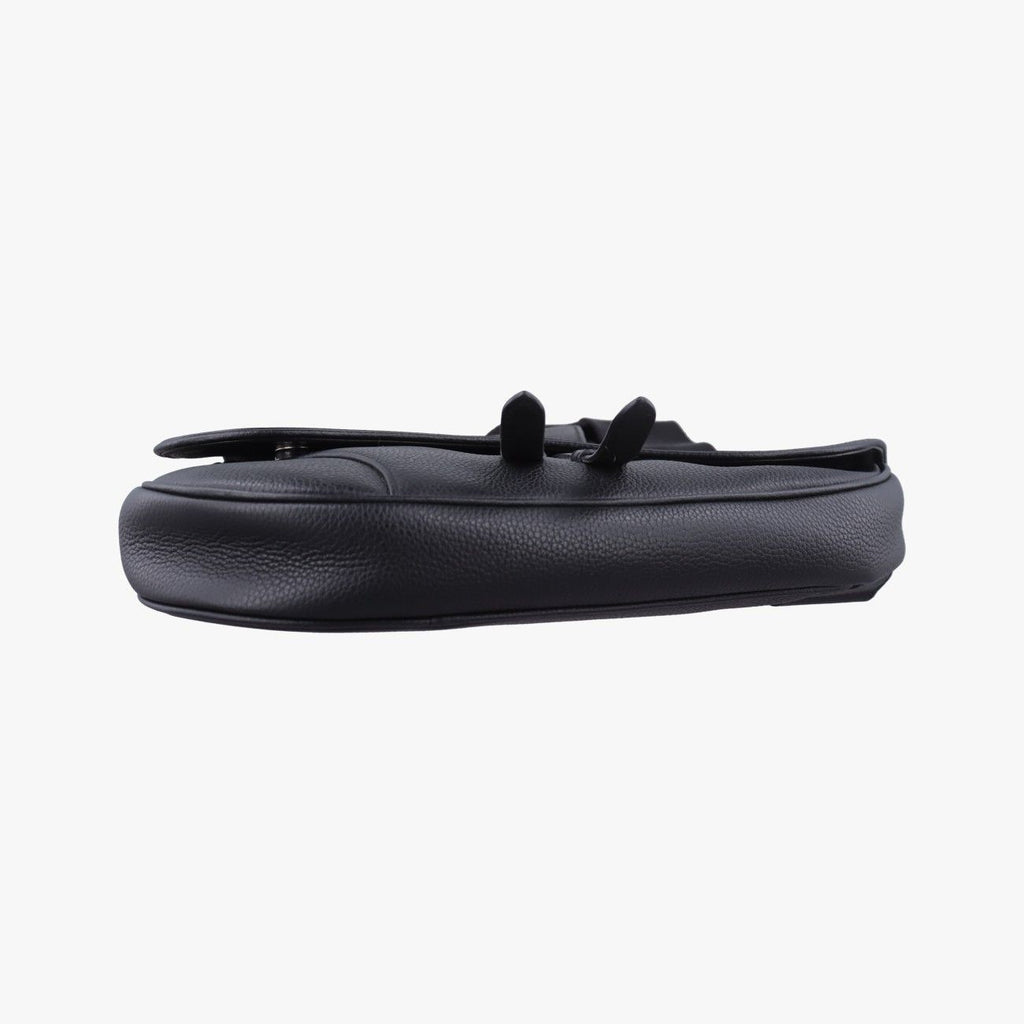 Dior Saddle Black Leather Handbag — view 3