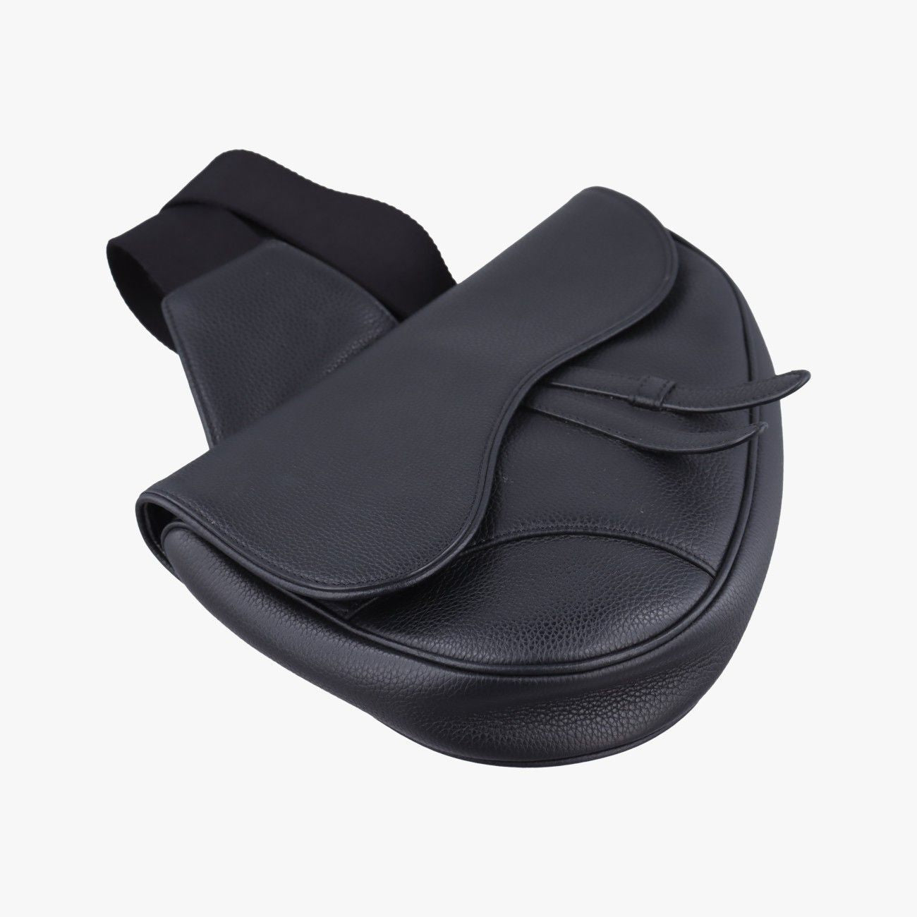 Dior Saddle Black Leather Handbag — view 5