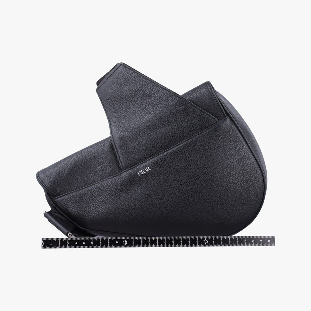 Dior Saddle Black Leather Handbag — view 2