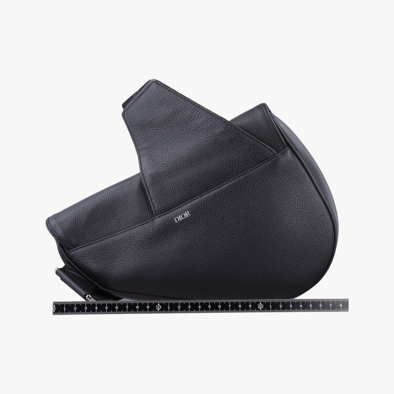 Dior Saddle Black Leather Handbag — view 2