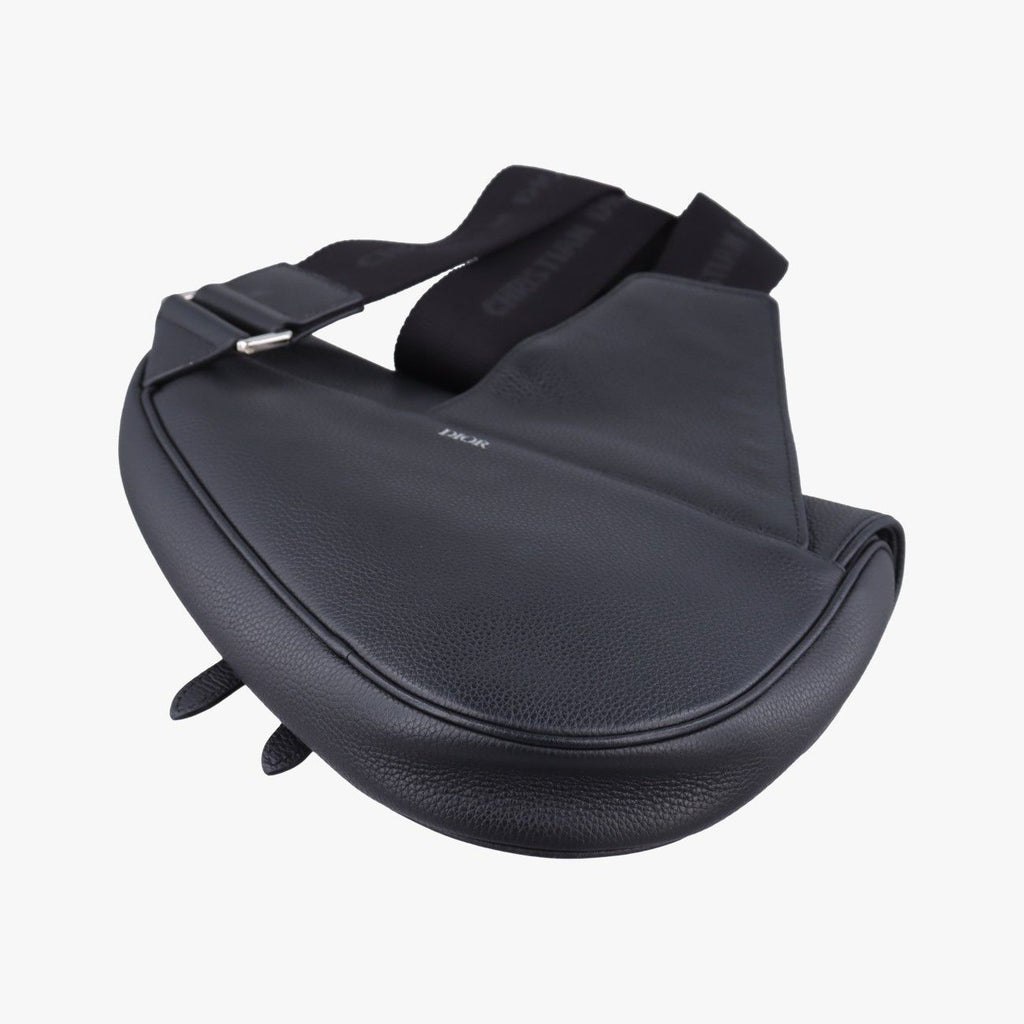 Dior Saddle Black Leather Handbag — view 6