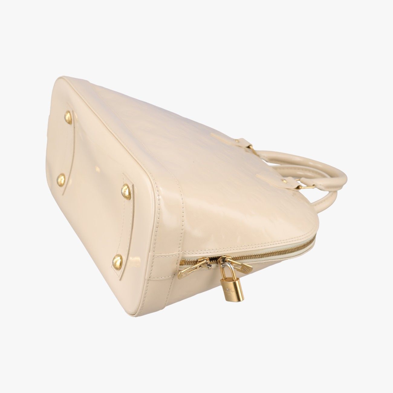Louis Vuitton Alma PM Dune Vernis Handbag — view 6