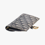Dior Saddle Navy Gray Jacquard Shoulder — view 7
