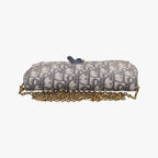 Dior Saddle Navy Gray Jacquard Shoulder — view 8