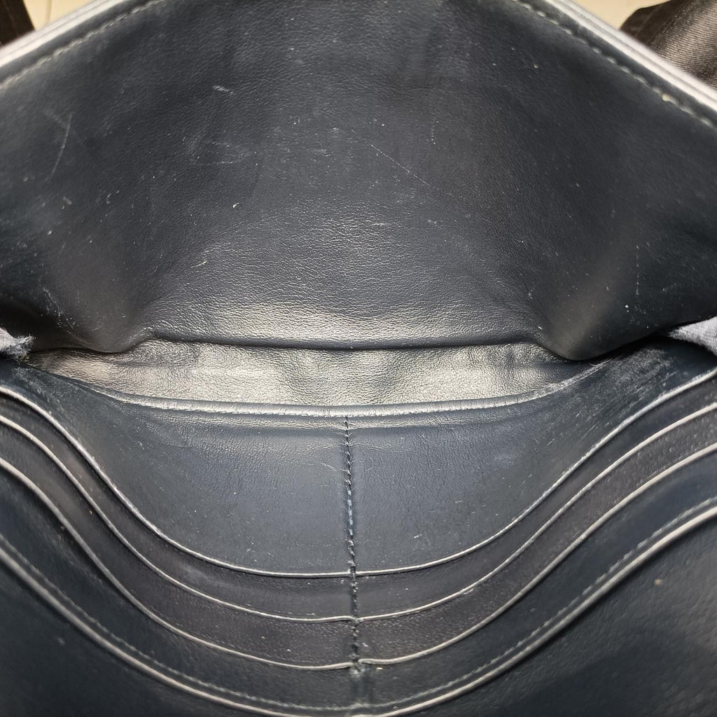 Dior Saddle Navy Gray Jacquard Shoulder — view 9
