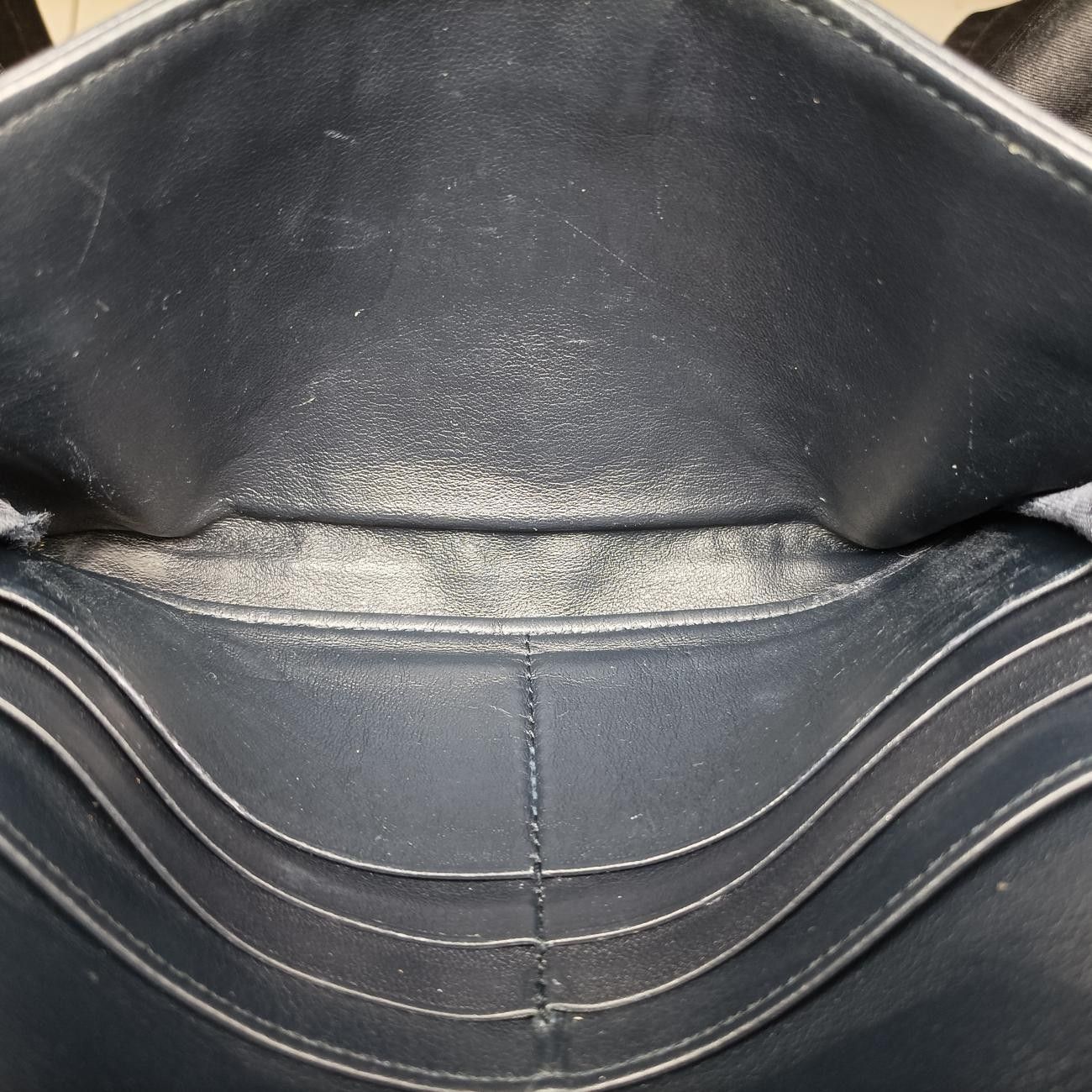 Dior Saddle Navy Gray Jacquard Shoulder — view 9