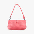 Bottega Veneta Intrecciato Pink Lambskin Handbag
