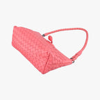 Bottega Veneta Intrecciato Pink Lambskin Handbag — view 4