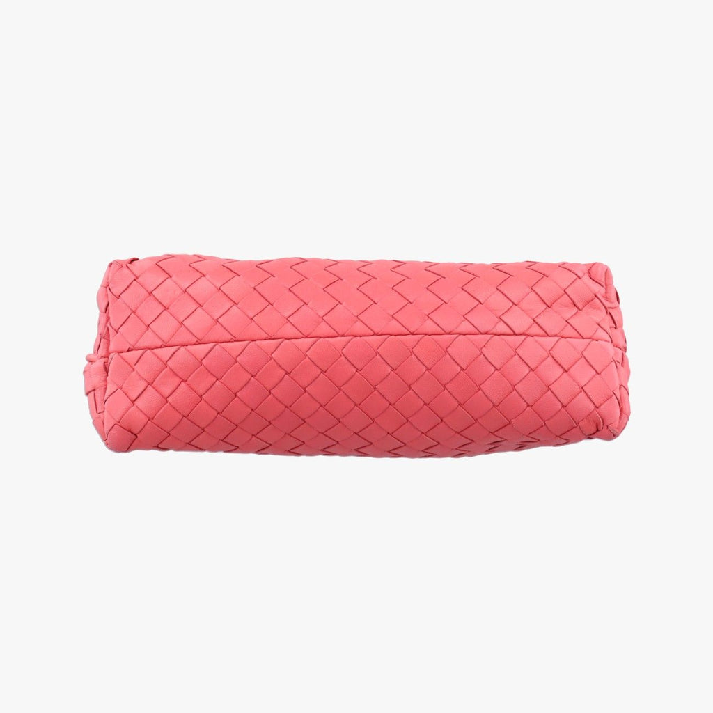 Bottega Veneta Intrecciato Pink Lambskin Handbag — view 3