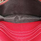 Gucci Queen Magarette Beige Red Multi Canvas Leather Shoulder — view 9
