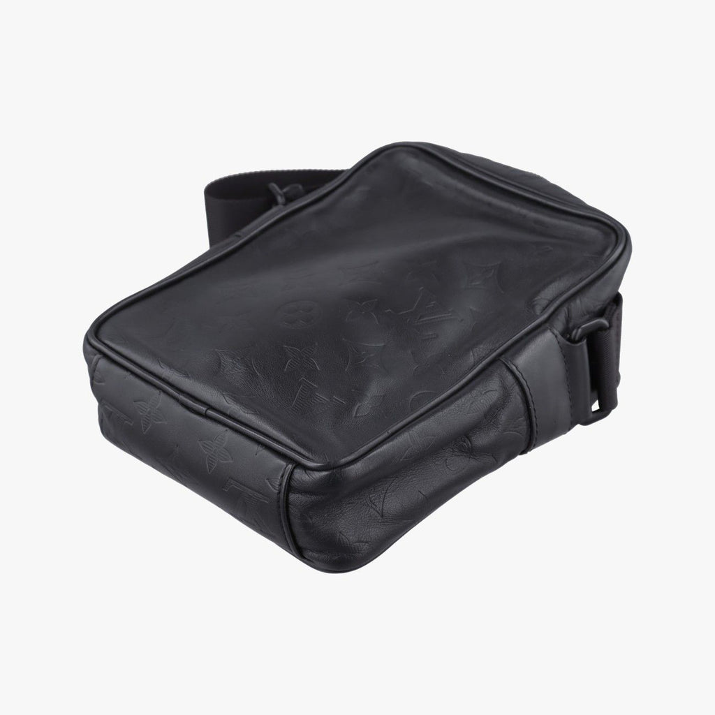 Louis Vuitton Danube PM Noir Monogram Shadow Crossbody — view 6