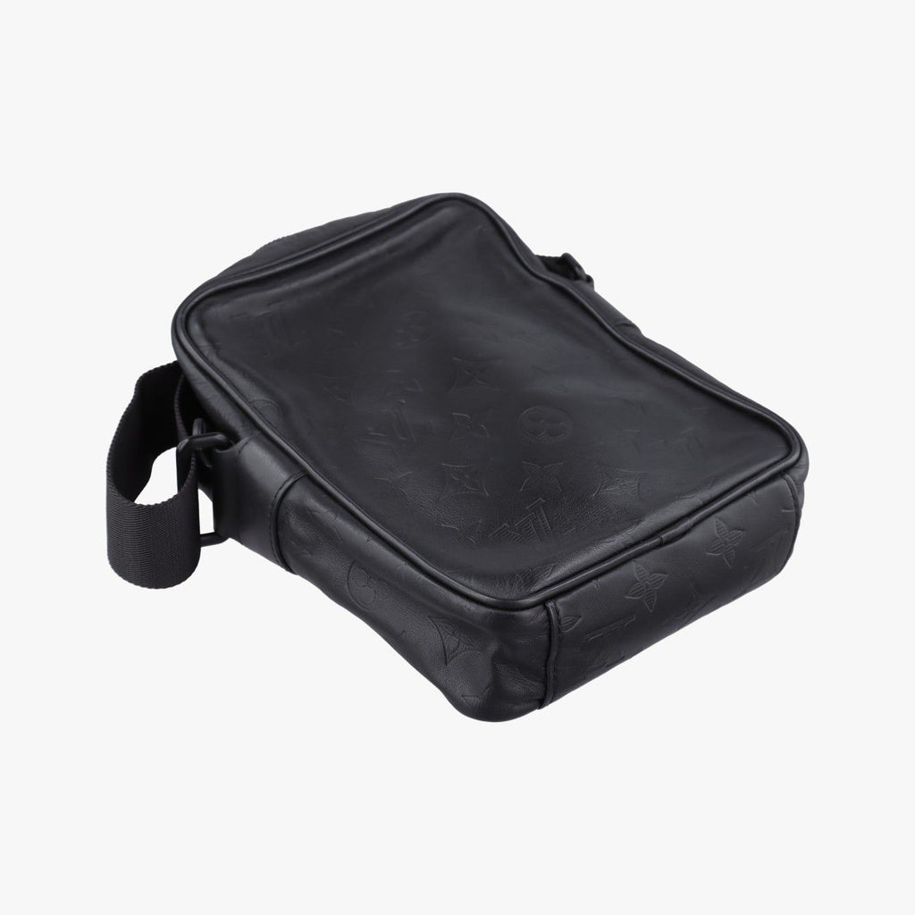 Louis Vuitton Danube PM Noir Monogram Shadow Crossbody — view 7