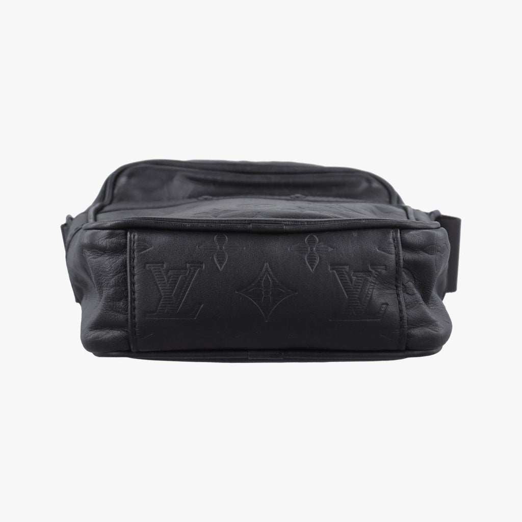 Louis Vuitton Danube PM Noir Monogram Shadow Crossbody — view 3