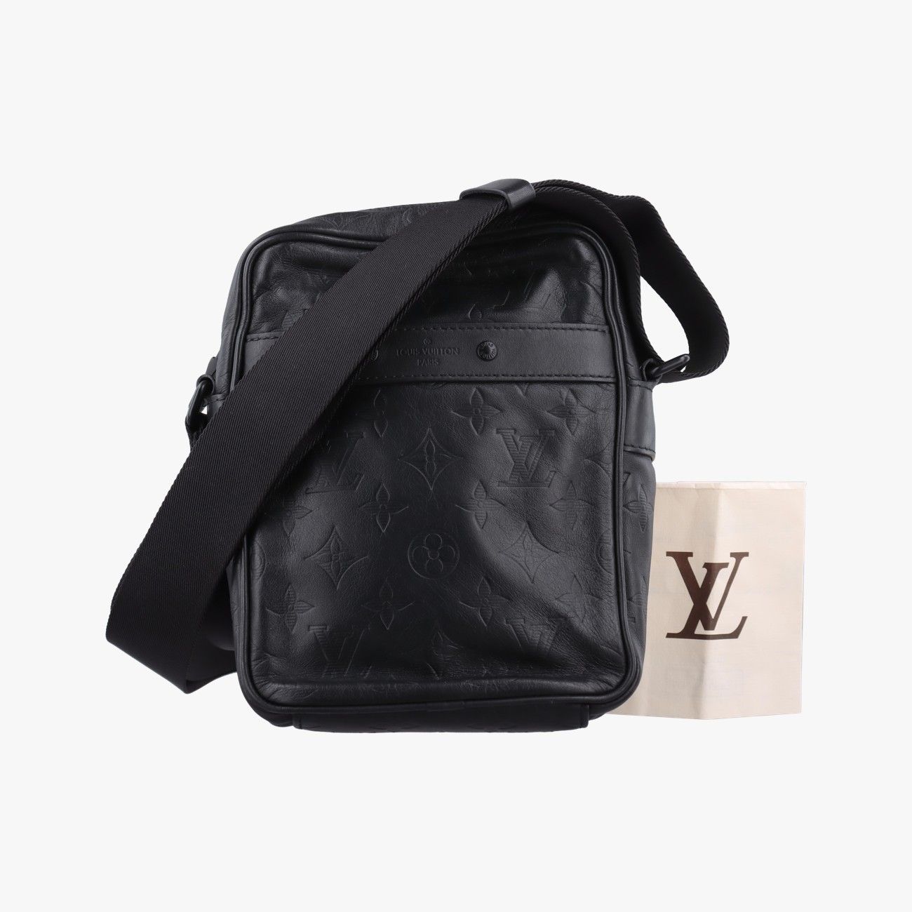 Louis Vuitton Danube PM Noir Monogram Shadow Crossbody