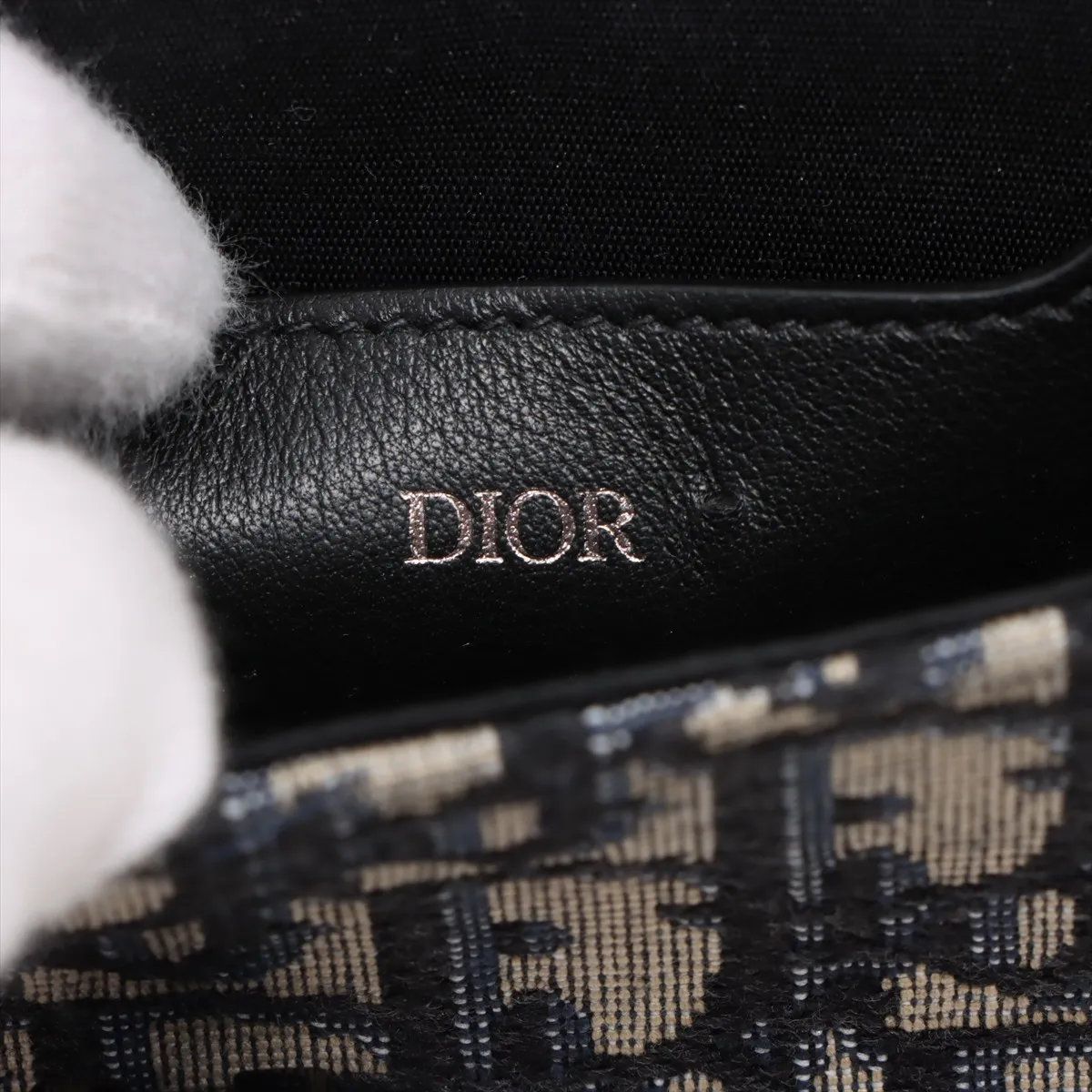 Dior Oblique Rock Leather Shoulder Bag Crossbody — view 8