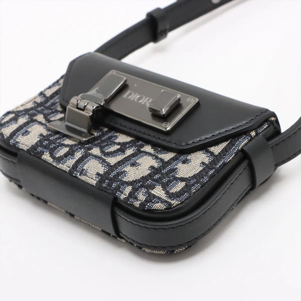 Dior Oblique Rock Leather Shoulder Bag Crossbody — view 3