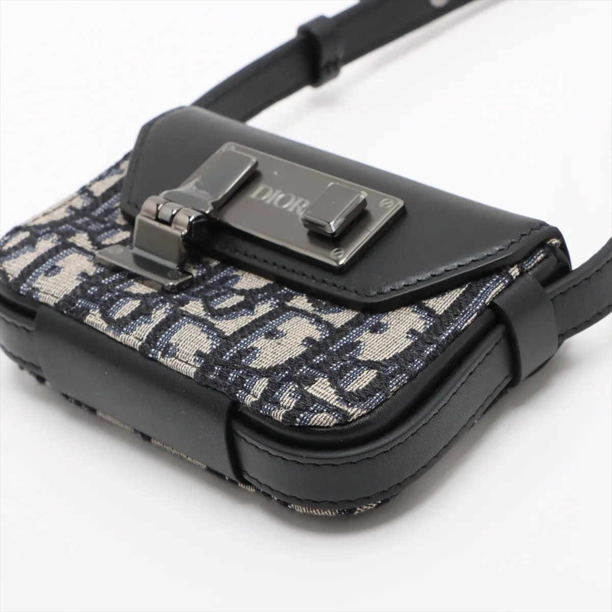 Dior Oblique Rock Leather Shoulder Bag Crossbody — view 3