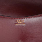 Hermes Vintage Box Calf Leather Shoulder Bag Crossbody — view 7