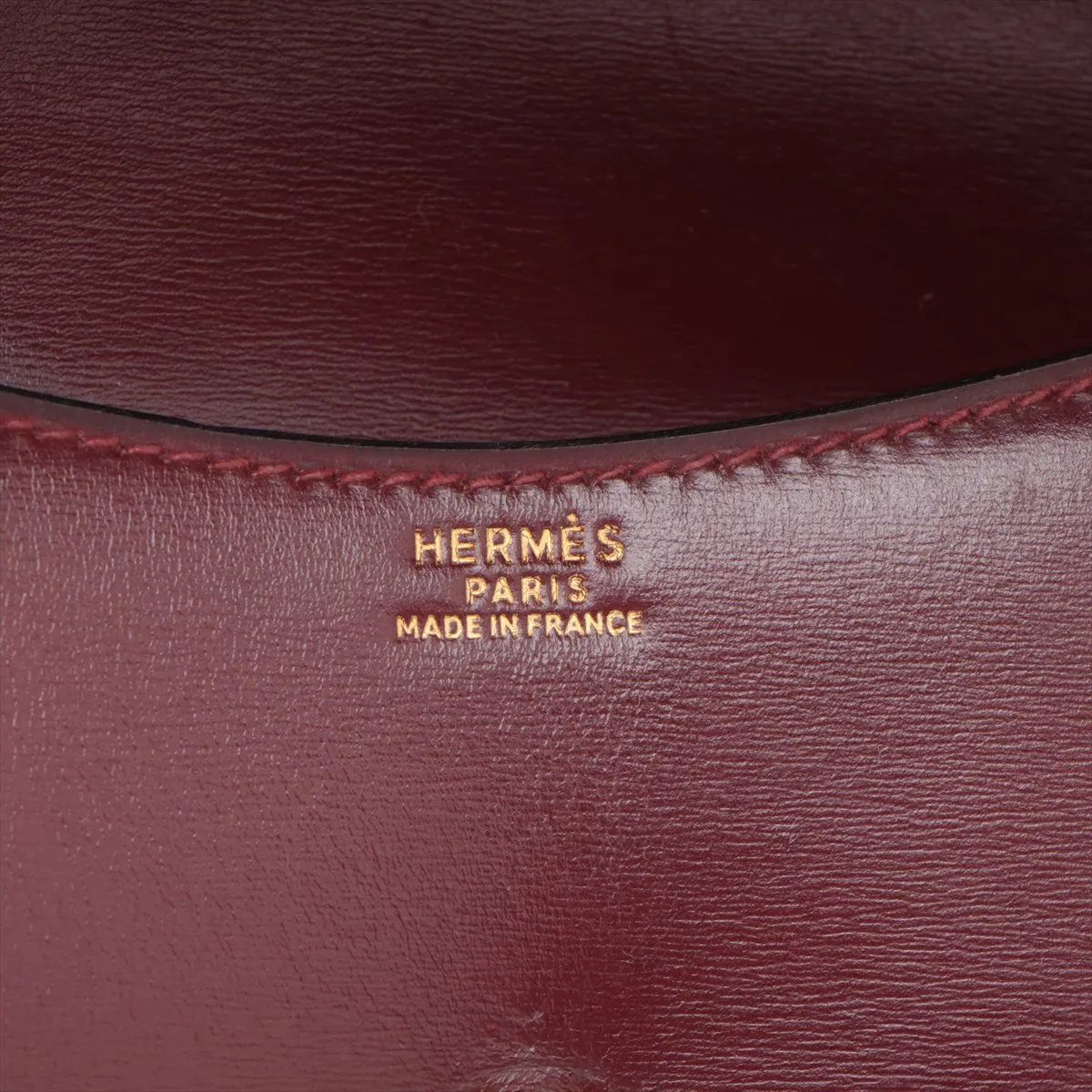 Hermes Vintage Box Calf Leather Shoulder Bag Crossbody — view 7