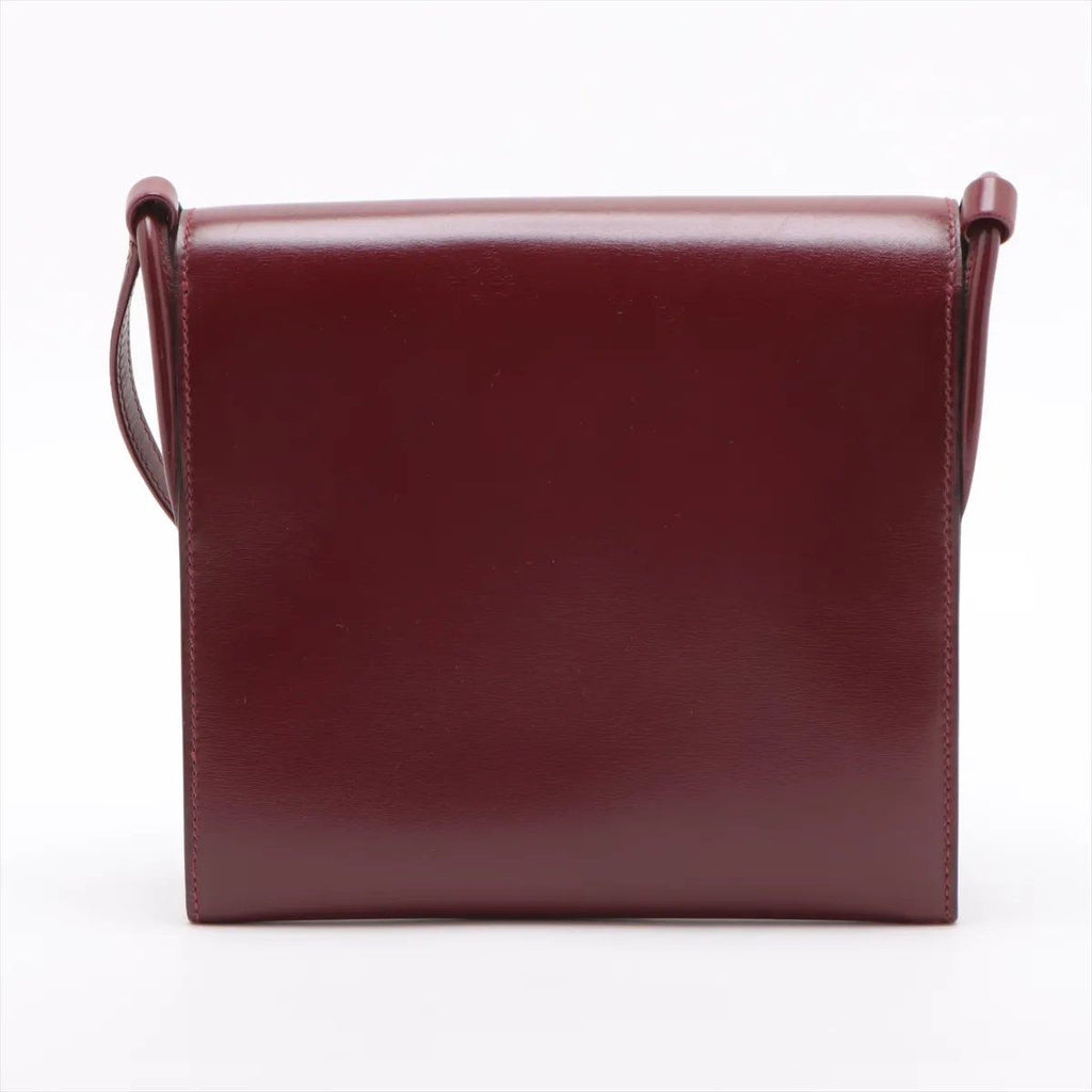 Hermes Vintage Box Calf Leather Shoulder Bag Crossbody — view 2