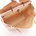 Hermes Herbag GM Toile Ash Leather 2-Way Shoulder Bag Tote Replacement — view 9