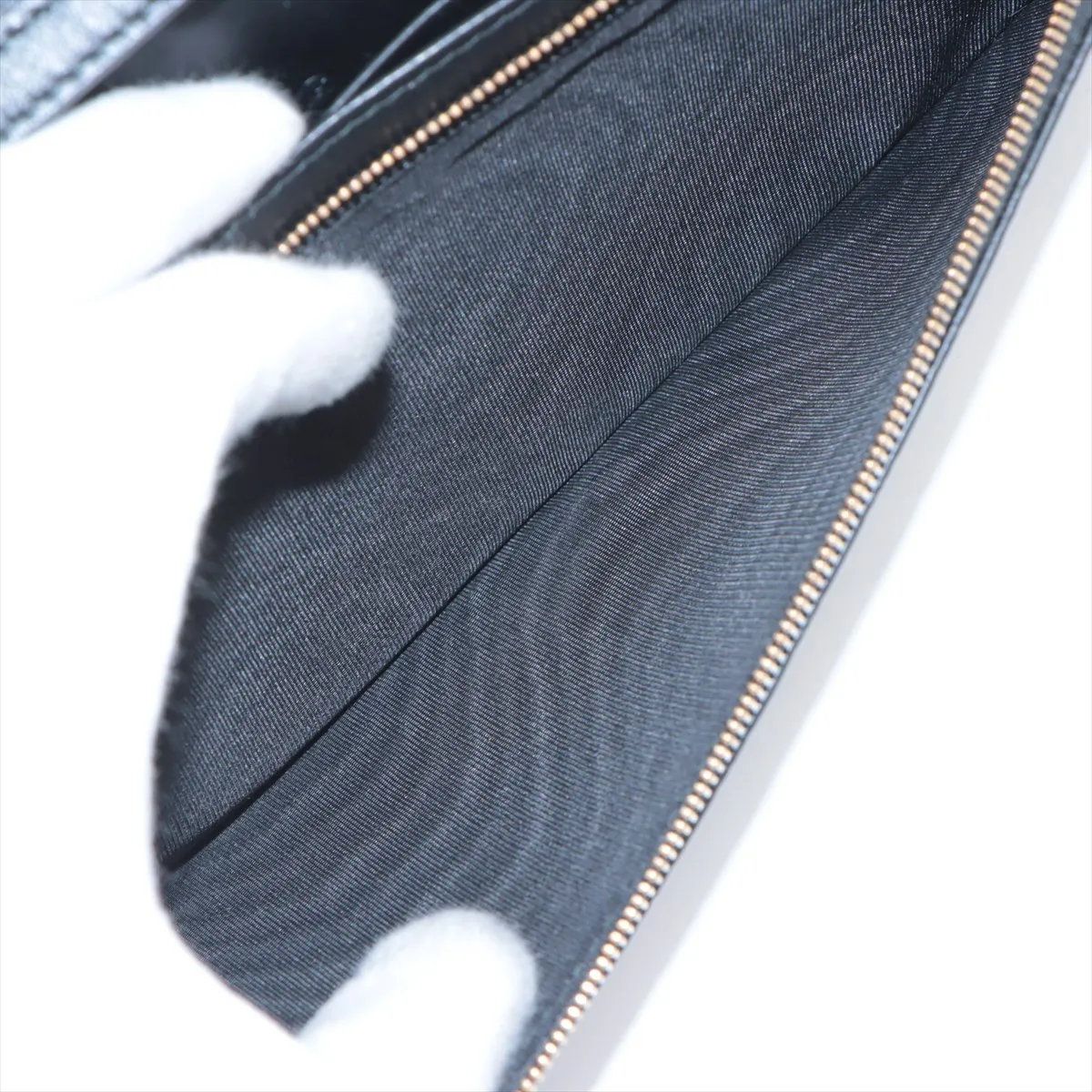 Gucci Micro Guccissima Leather Shoulder Bag Crossbody Wallet Black — view 7