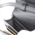 Gucci Micro Guccissima Leather Shoulder Bag Crossbody Wallet Black — view 9
