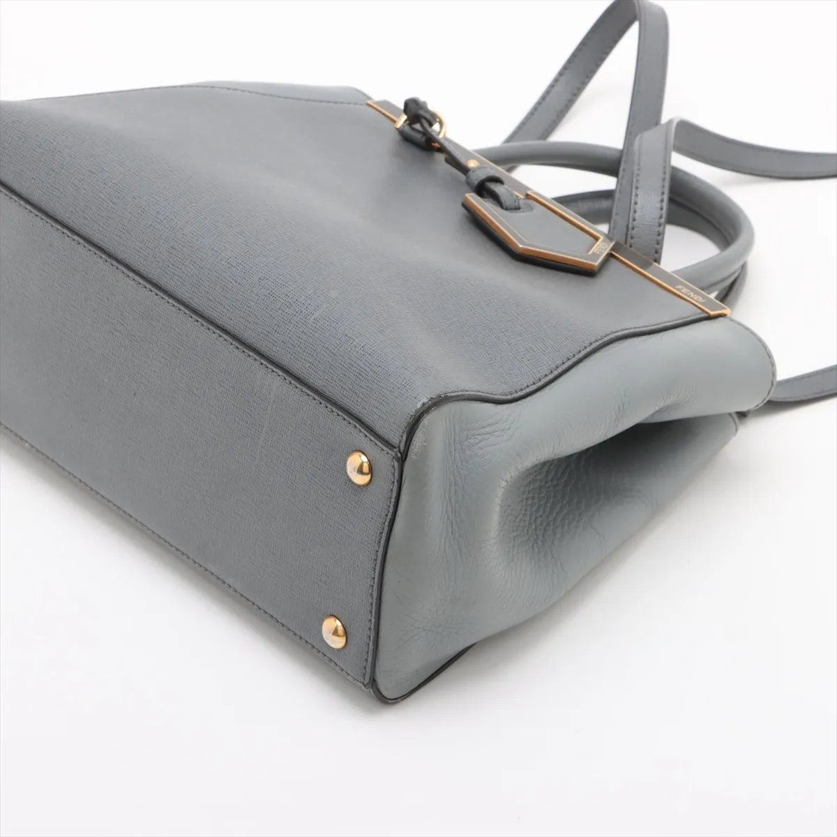 Fendi Petit Tou Jour Leather 2-Way Handbag Crossbody Shoulder — view 3