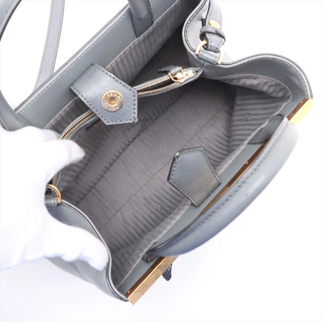 Fendi Petit Tou Jour Leather 2-Way Handbag Crossbody Shoulder — view 8