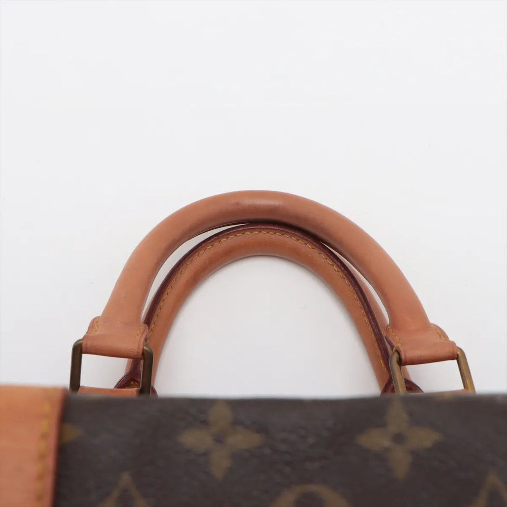 Louis Vuitton Monogram Keepall 50 Leather Boston Bag Tote Carry — view 6